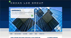 Desktop Screenshot of cohanlawgroup.com