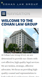 Mobile Screenshot of cohanlawgroup.com